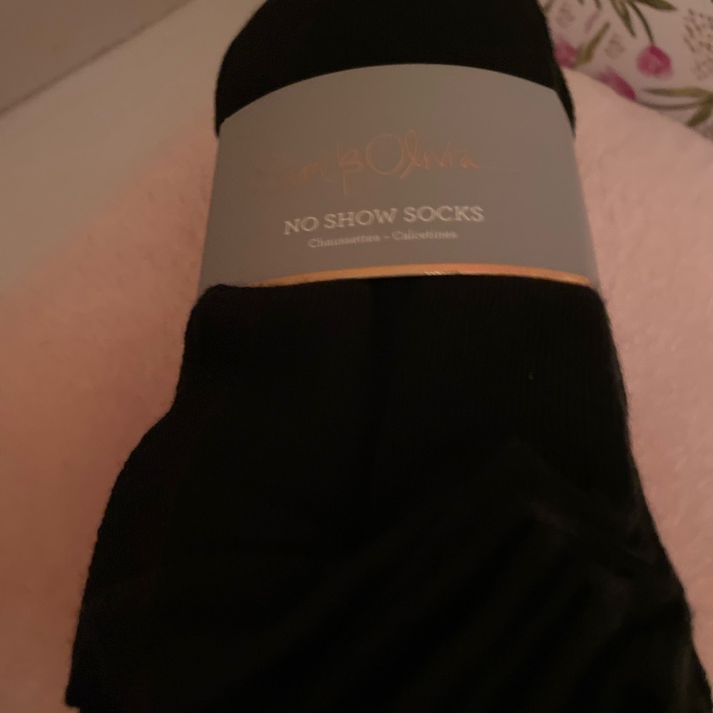 Sam and Olivia 10pair no show black socks shoe size 4-10. Polyester & spandex - Picture 4 of 4
